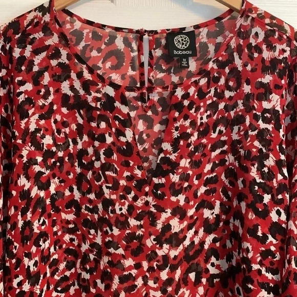 Red tunic 1X - Picture 2 of 10